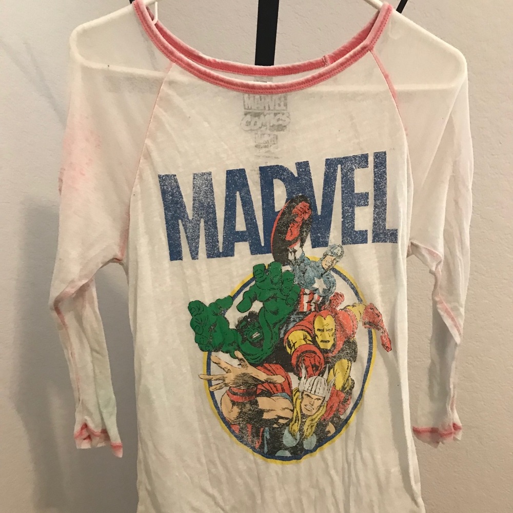 marvel see-through shirt
